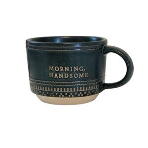 NWOT Magnolia Morning Handsome Mug Green‎ Ceramic Stoneware Target